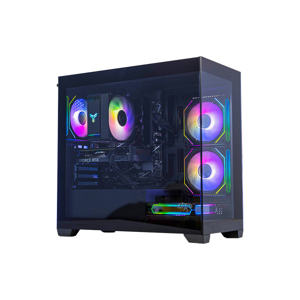 VỎ CASE AIGO C218M M-ATX BLACK - KHÔNG FAN