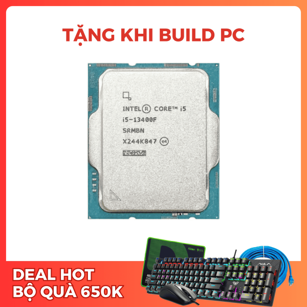Cpu Intel Core I5-13400F TRAY (Up To 4.60GHz, 10 Nhân 16 Luồng, 20 MB Cache, LGA 1700)