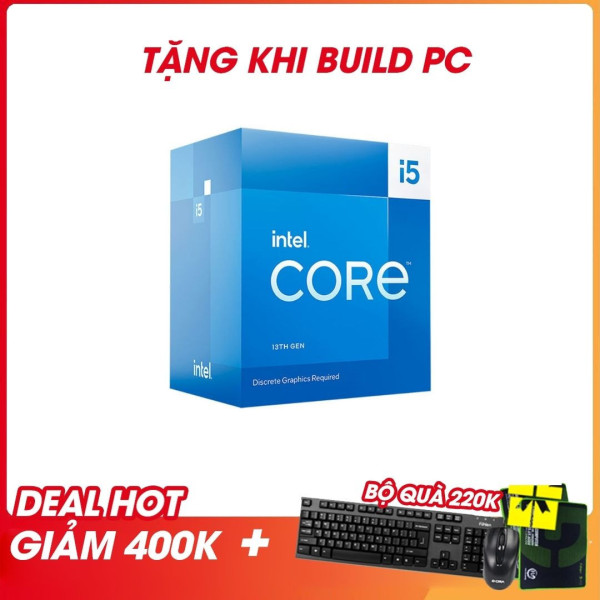 Cpu Intel Core I5-13400F TRAY (Up To 4.60GHz, 10 Nhân 16 Luồng, 20 MB Cache, LGA 1700)