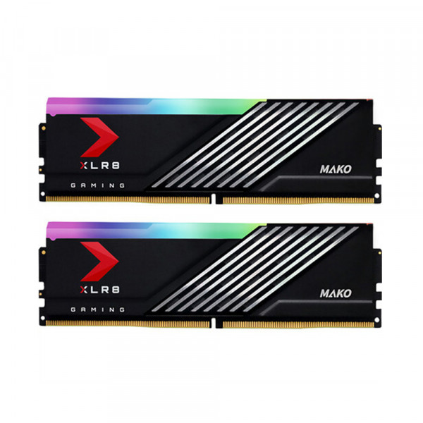KIT RAM PNY XLR8 MAKO 32GB (2x16GB) RGB DDR5 6000Mhz BLACK