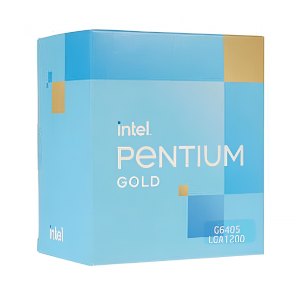 CPU INTEL PENTIUM GOLD G6405 (4.1GHZ, 2 NHÂN 4 LUỒNG, 4MB CACHE, 58W) - SOCKET INTEL LGA 1200) TRAY