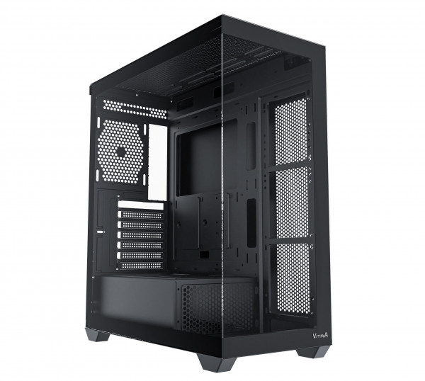 VỎ CASE VITRA ATLANTIS WX1 BLACK (ATX/SEAVIEW) KHÔNG FAN 