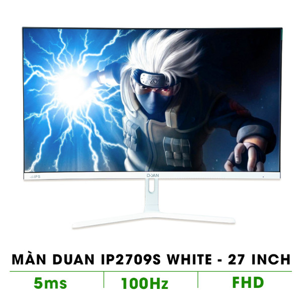 MÀN HÌNH DUAN IP2709S WHITE (27 INCH/IPS/FULL VIỀN/100HZ/PHẲNG)