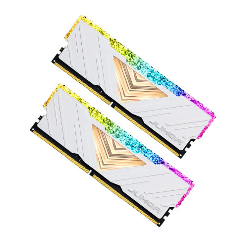 KIT RAM JUHOR 16GB (2x8GB) RGB DDR4 3200Mhz WHITE