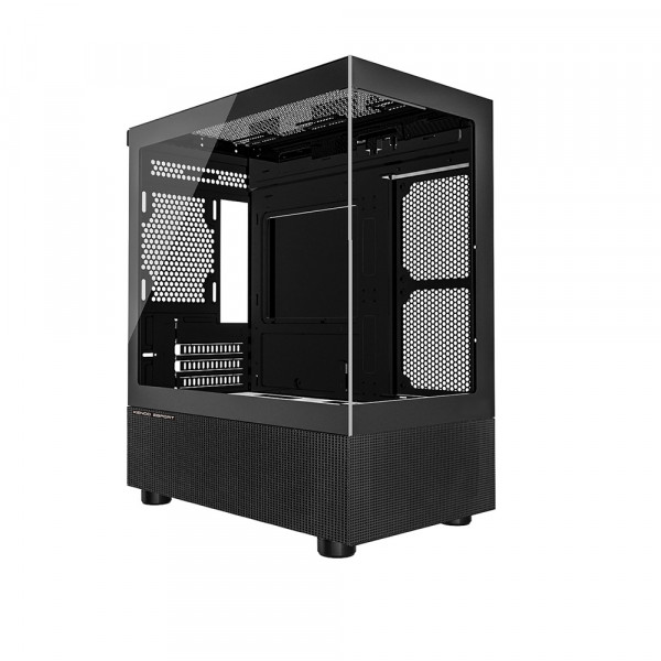 VỎ CASE KENOO ESPORT MK200 BLACK ( MATX, MÀU ĐEN/KHÔNG FAN) - CASE BỂ CÁ