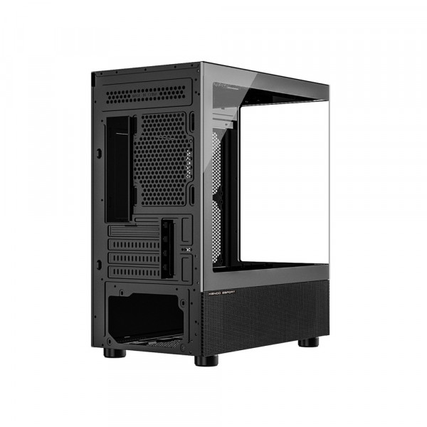 VỎ CASE KENOO ESPORT MK200 BLACK ( MATX, MÀU ĐEN/KHÔNG FAN) - CASE BỂ CÁ