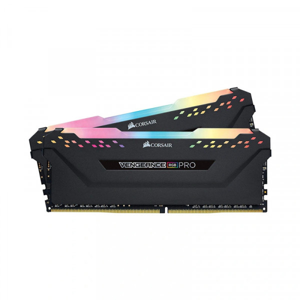 KIT RAM CORSAIR VENGEANCE 16GB (2X8GB) Bus 3200 DDR4 RGB PRO BLACK