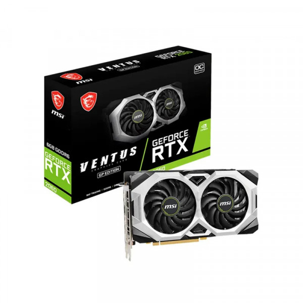 VGA MSI RTX 2060 6GB DDR6 256BIT(HỘP CARTON)