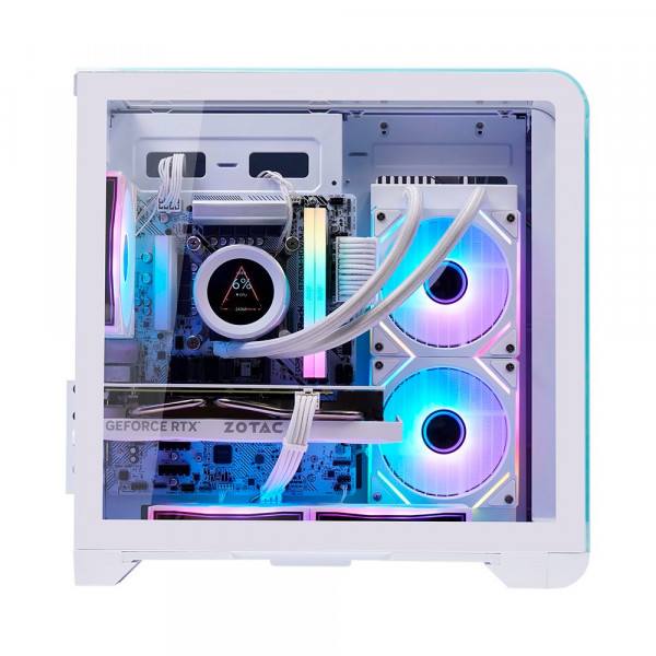 VỎ CASE MIK BARBATOS M WHITE (M-ATX/KHÔNG FAN)