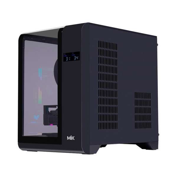 VỎ CASE MIK BARBATOS M BLACK (M-ATX/KHÔNG FAN)