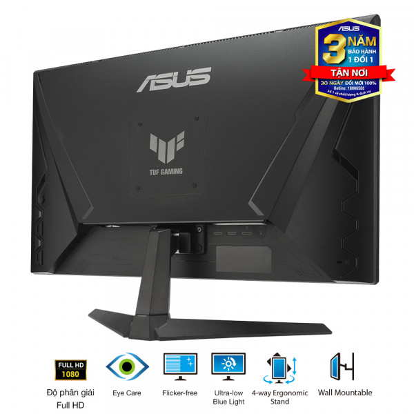 MÀN HÌNH GAMING ASUS TUF VG279Q3A (27.0 inch - FHD - IPS - 180Hz - 1ms - ELMBSync - GSync - FreeSync)