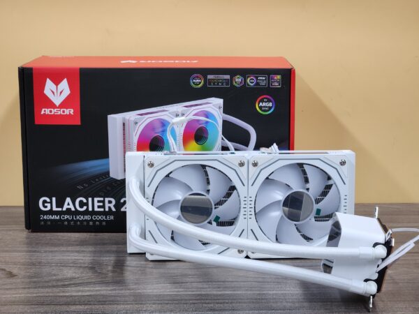 TẢN NHIỆT NƯỚC COOLMOON GLACIER 240 ARGB WHITE