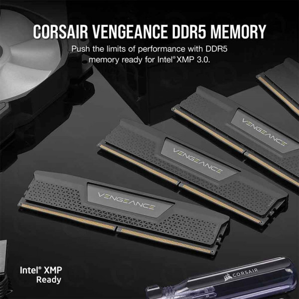 KIT RAM CORSAIR VENGEANCE LPX 96GB (2x48GB) DDR5 5600MHz (CMK96GX5M2B5600C40)