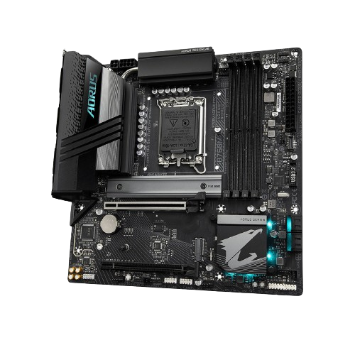 Mainboard GIGABYTE B760M AORUS PRO AX DDR5 (WIFI 6E +Bluetooth ,Intel B760, LGA1700, mATX, 4 khe RAM )