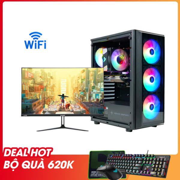 Core I5 12400F | RTX 2060 6G| Ram 16G| NVME 256G | Màn 24 Inch (Wifi) 