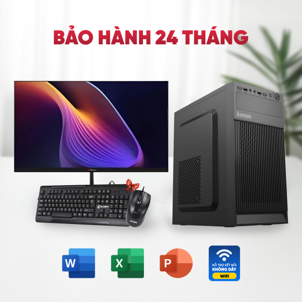PC Văn Phòng CORE I3 8100 |RAM 8G| NVME 256G | Màn 22 inch( new) | WIFI