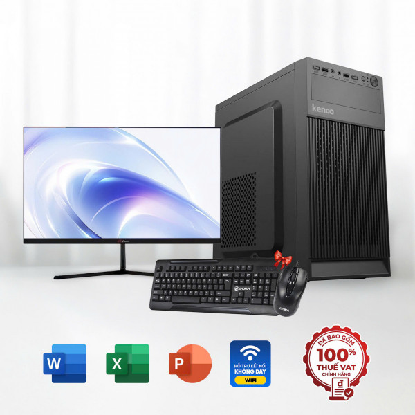 PC Văn Phòng CORE I3 8100 |RAM 8G| NVME 256G | Màn 22 inch | WIFI