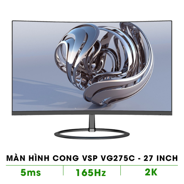 MÀN HÌNH CONG VSP VG275C 27INCH 165 Hz 2K ESPORT GAMING