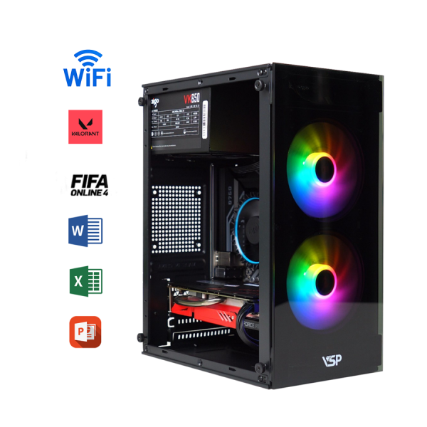 Core I5 12400F| Ram 16G| GTX 1060 3G| SSD 256G (Wifi / Bluetooth) 