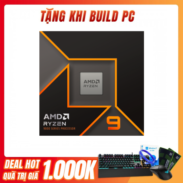 CPU AMD Ryzen 9 9950X BOX (4.3 GHz Boost 5.7 GHz | 16 Cores / 32 Threads | 64 MB Cache)