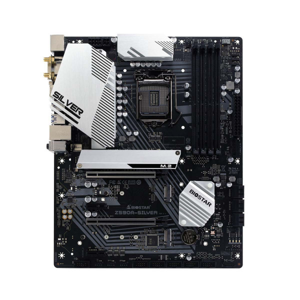 Mainboard BIOSTAR Z690A SILVER( WIFI , Bluetooth ) (Intel Z690, Socket 1700, ATX, 4 khe Ram DDR4)