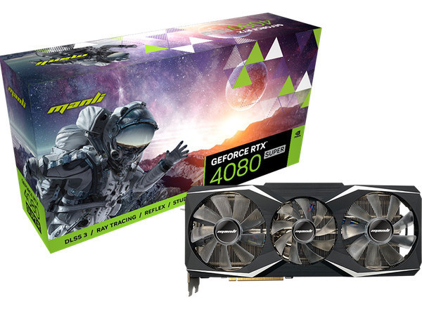 VGA MANLI NVIDIA RTX 4080 SUPER 16GB GDDR6X TRIPLE FAN (M3520)