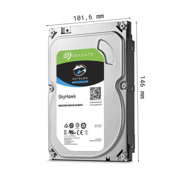 Ổ cứng HDD Seagate SkyHawk 1TB 3.5 inch, 7200RPM, SATA, 64MB Cache (ST1000VX005) NK