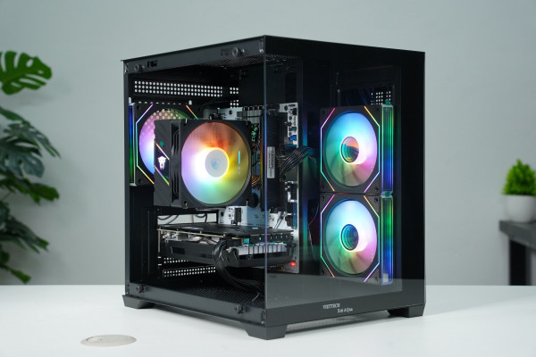 VỎ CASE BỂ CÁ COOLER X34 / VIETTECH BLACK (M-ATX/ KHÔNG FAN)