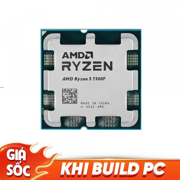 Ryzen 5 7500F Tray ( Boost 5.0 GHz | 6 Cores / 12 Threads | 32 MB Cache CPU Game AMD, AM5)