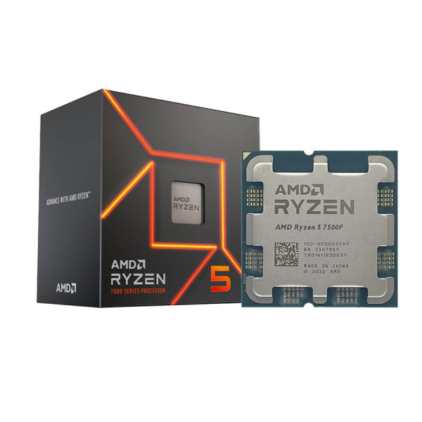 Ryzen 5 7500F Tray ( Boost 5.0 GHz | 6 Cores / 12 Threads | 32 MB Cache CPU Game AMD)