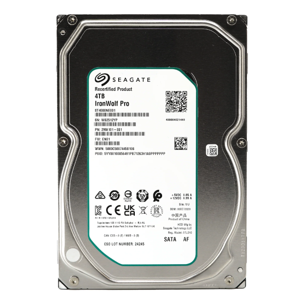 HDD SEAGATE IronWolf Pro 4TB 7200RM 256MB SATA III 3.5'' ST4000NE001