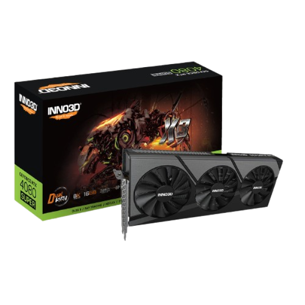 VGA INNO3D RTX 4080 SUPER X3 16GB (GDDR6X, 256-bit, HDMI+DP, 3x8-pin)