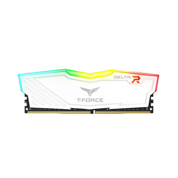 RAM TEAMGROUP DELTA RGB 16GB DDR4 3200MHz WHITE (TF4D416G3200HC16F01)