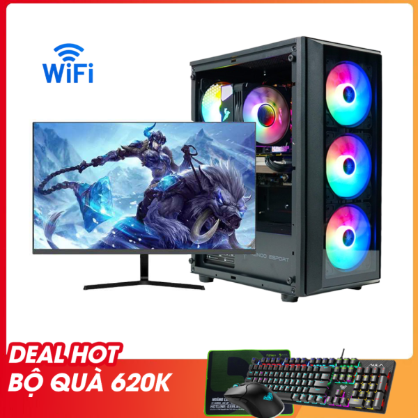 Core I5 13400F | RTX 2060 6G | Ram 16G | NVME 512G |  Màn 24 inch (Wifi / Bluetooth) 