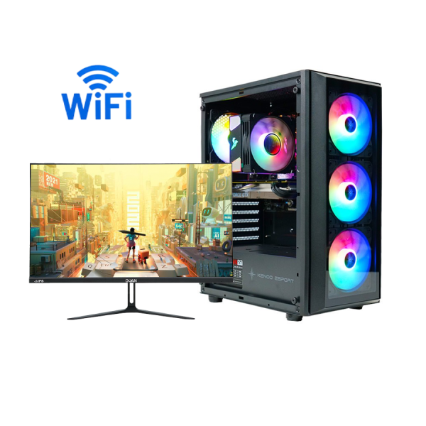 Bộ PC Core I5 12400F| RTX 3050 6G| Ram 16G| NVME 256G | Màn 24 Inch Wifi