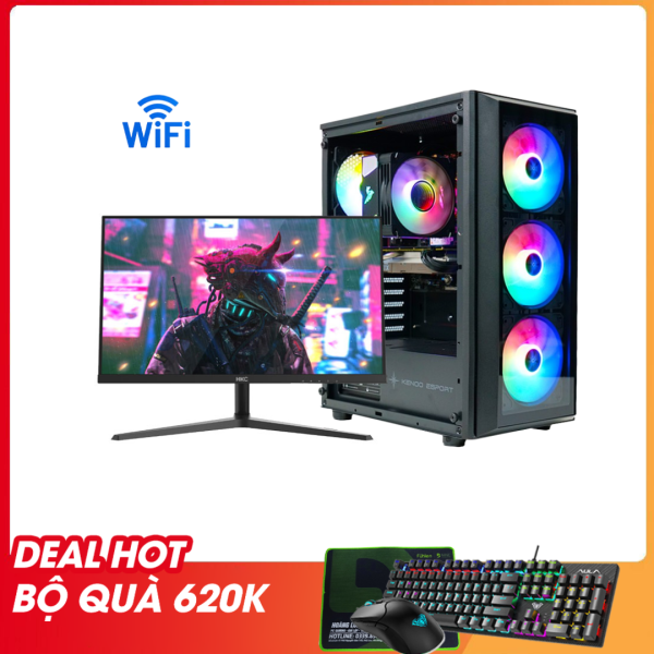Core I5 12400F | RTX 3050 6G| Ram 16G| NVME 256G | Màn 24 Inch (Wifi) 