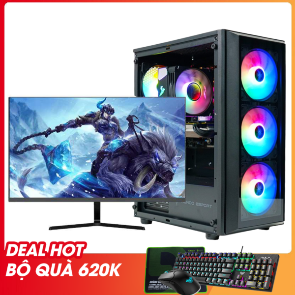 Core I5 13400F | RTX 3050 6G |Ram 16G | NVME 512G |  Màn 24 inch (Wifi / Bluetooth) 