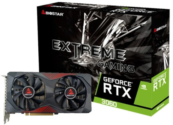 VGA BIOSTAR GEFORCERTX 3060 12GB GDDR6 Extreme Gaming