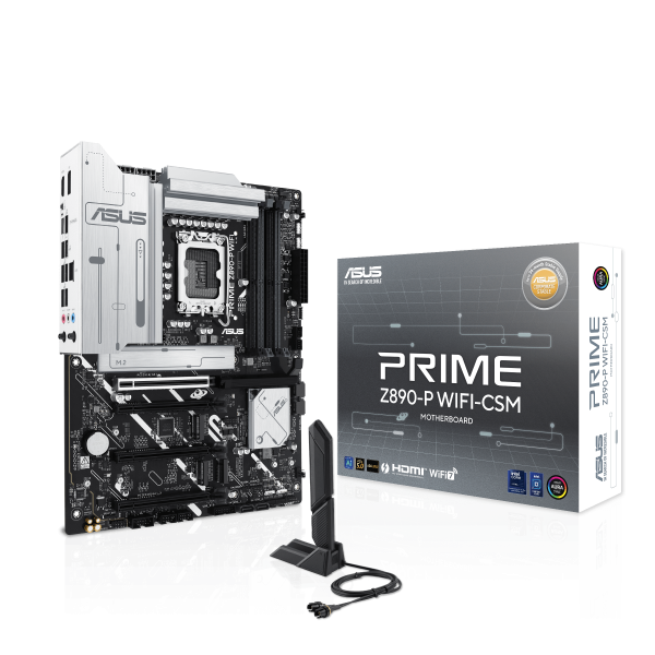 MAIN ASUS PRIME Z890-P WIFI - CSM (WIFI 7+ BLUETOOTH INTEL Z890, Socket 1851, ATX, 4 khe RAM DDR5)