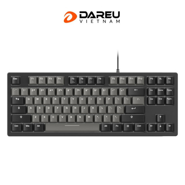 BÀN PHÍM DAREU EK87 V2 GRAY BLACK PBT DREAM SWITCH