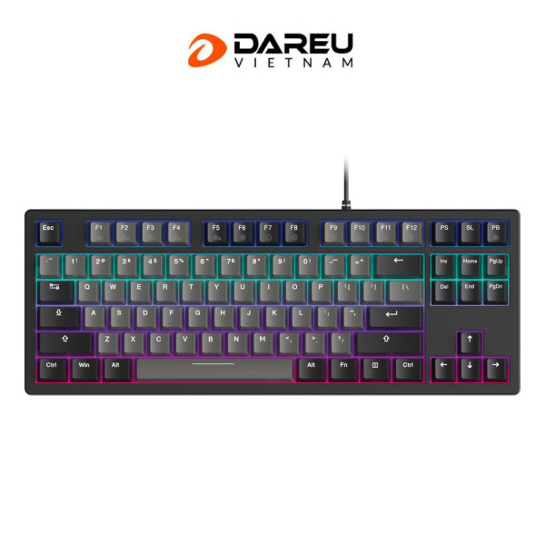 BÀN PHÍM DAREU EK87 V2 GRAY BLACK PBT DREAM SWITCH