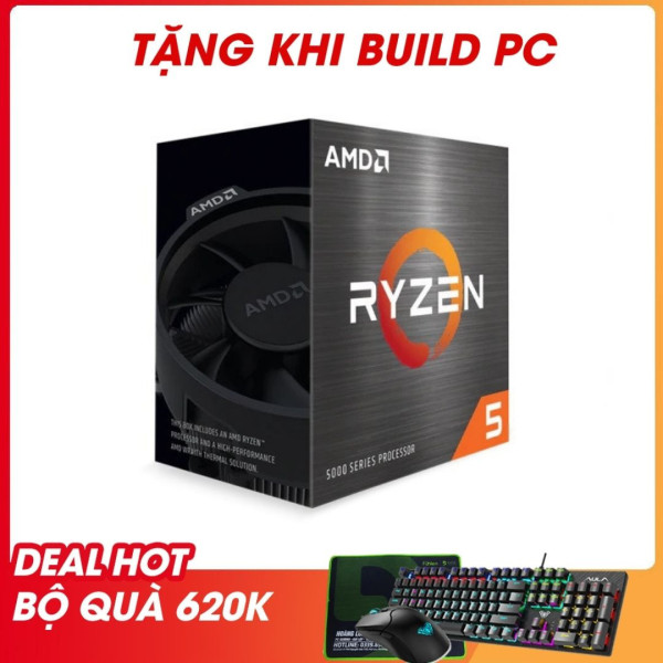 CPU AMD Ryzen 5 5500 TRAY (AMD AM4 - 6 Core - 12 Thread - Base 3.6Ghz - Turbo 4.2Ghz - Cache 19MB - No iGPU)