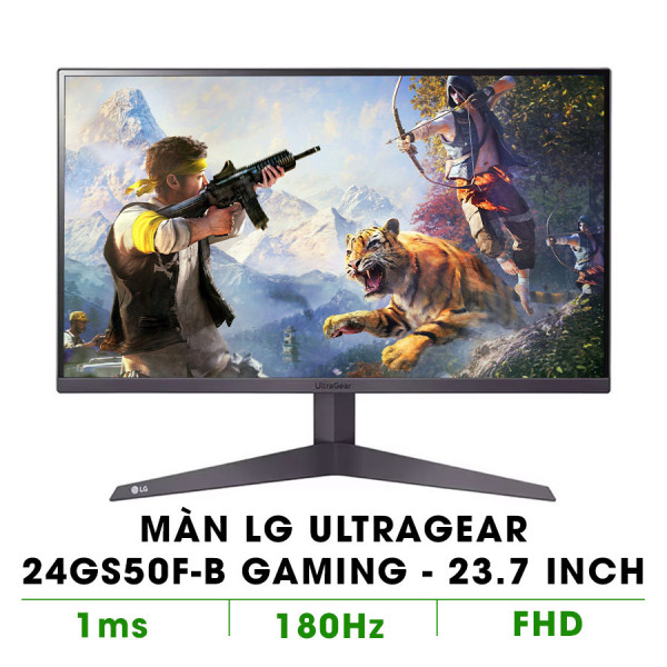 MÀN HÌNH LG ULTRAGEAR 24GS50F-B GAMING (23.7 INCH/VA/FHD/180HZ/1MS)