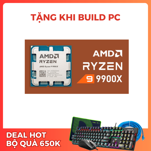 AMD Ryzen 9 9900X Tray (4.4 GHz Boost 5.6 GHz | 12 Cores / 24 Threads | 64 MB Cache | AM5) 