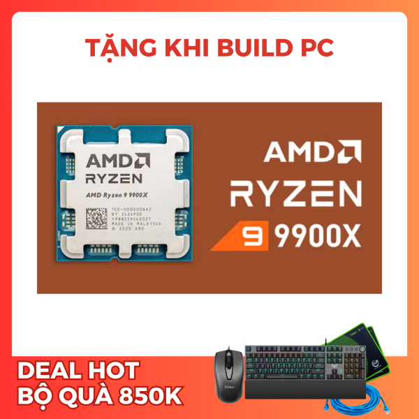 AMD Ryzen 9 9900X Tray (4.4 GHz Boost 5.6 GHz | 12 Cores / 24 Threads | 64 MB Cache) 