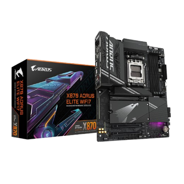 MAIN GIGABYTE X870 AORUS ELITE WIFI7 (AMD X870, Socket AM5, ATX, 4 khe RAM DDR5)