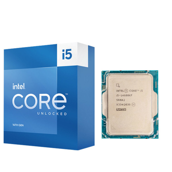 CPU Intel Core I5 14600KF TRAY (UP TO 5.3GHZ, 14 NHÂN 20 LUỒNG, 24MB CACHE, 125W) - SOCKET INTEL LGA 1700/Raptor Lake