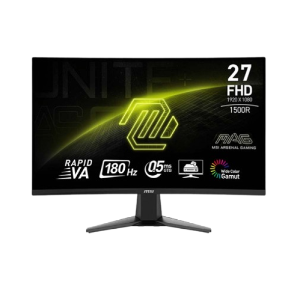 MÀN HÌNH MSI MAG 27C6F (27 INCH/ 180HZ/ VA/0.5MS/CONG)