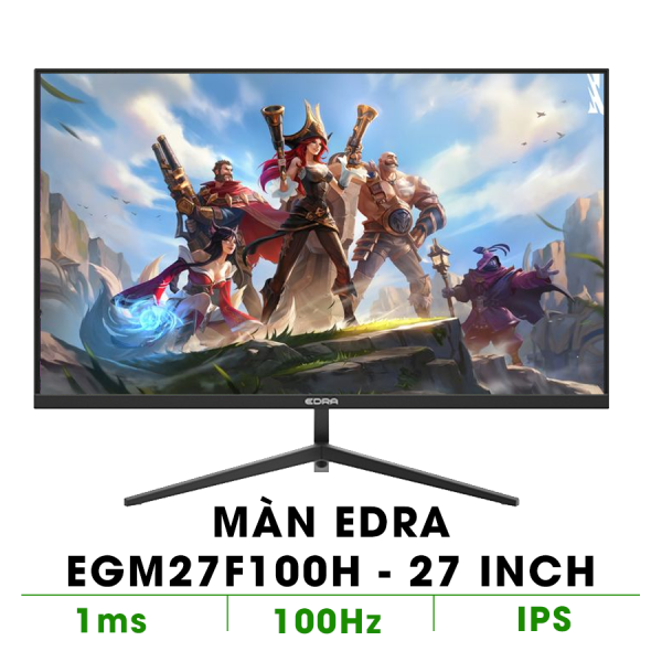Màn Hình EDRA EGM27F100H (27 inch - IPS - FHD - 100Hz - 1ms)KM