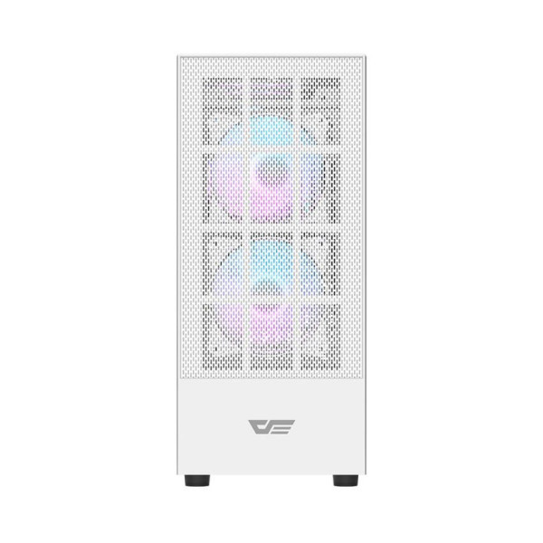 VỎ CASE MÁY TÍNH DARKFLASH A290 (3 FAN LED, ATX, 1 MẶT KÍNH CƯỜNG LỰC, MÀU TRẮNG)